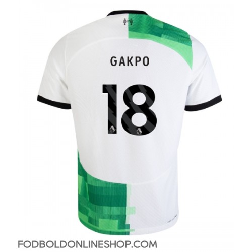 Liverpool Cody Gakpo #18 Udebanetrøje 2023-24 Kortærmet